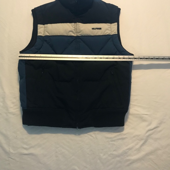 Tommy Hilfiger Denim vest, Mens Large, Vintage red tag, down and feather - Picture 4 of 6
